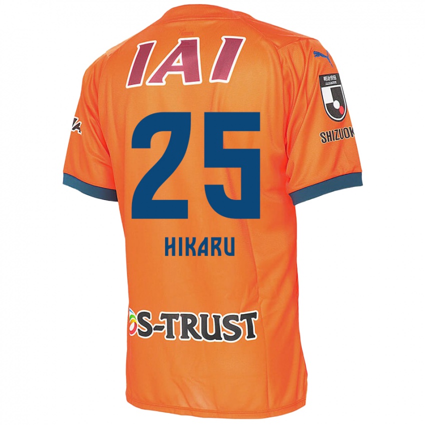 Niño Camiseta Hikaru Naruoka #25 Naranja Azul 1ª Equipación 2024/25 La Camisa Chile