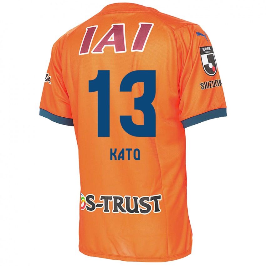 Niño Camiseta Daiya Kato #13 Naranja Azul 1ª Equipación 2024/25 La Camisa Chile