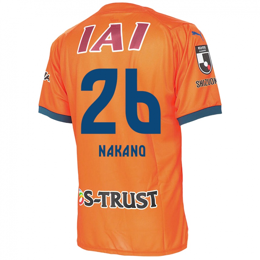 Niño Camiseta Takeru Nakano #26 Naranja Azul 1ª Equipación 2024/25 La Camisa Chile