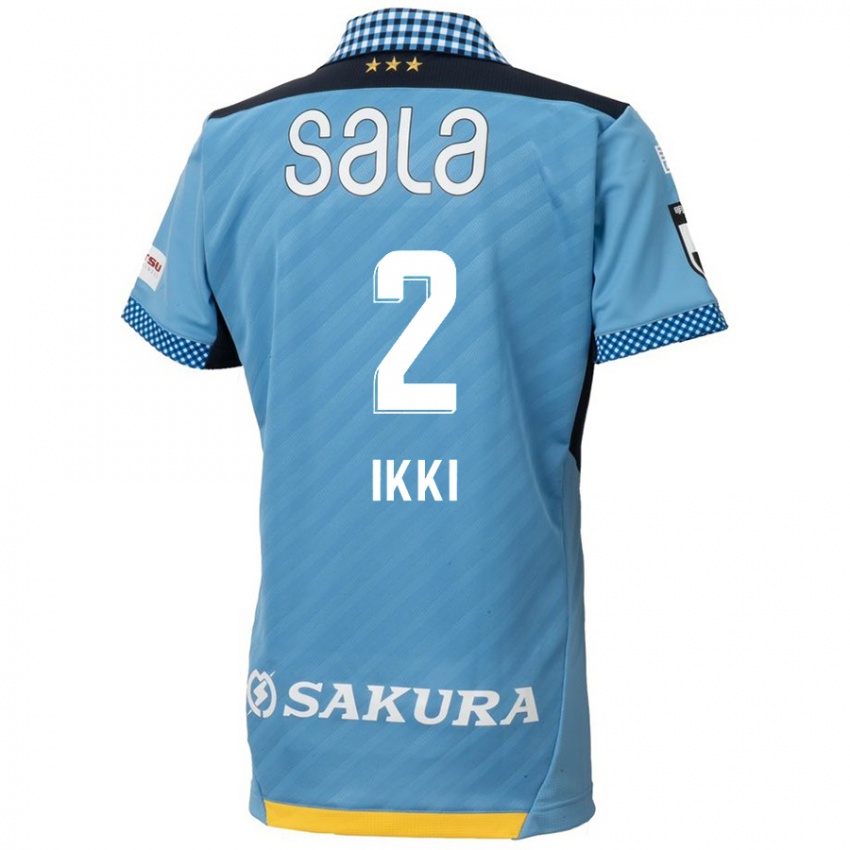 Niño Camiseta Ikki Kawasaki #2 Azul Negro 1ª Equipación 2024/25 La Camisa Chile