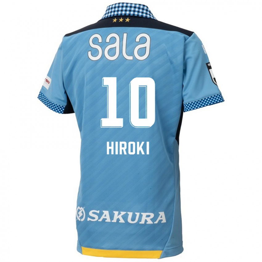 Niño Camiseta Hiroki Yamada #10 Azul Negro 1ª Equipación 2024/25 La Camisa Chile