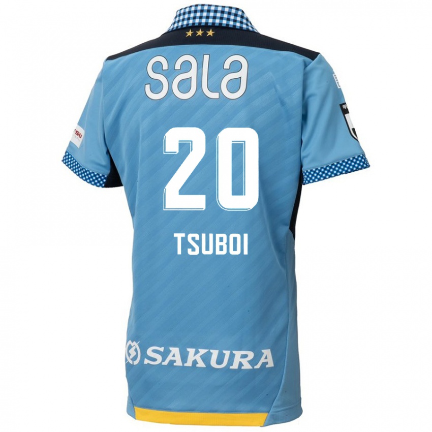 Niño Camiseta Yuya Tsuboi #20 Azul Negro 1ª Equipación 2024/25 La Camisa Chile