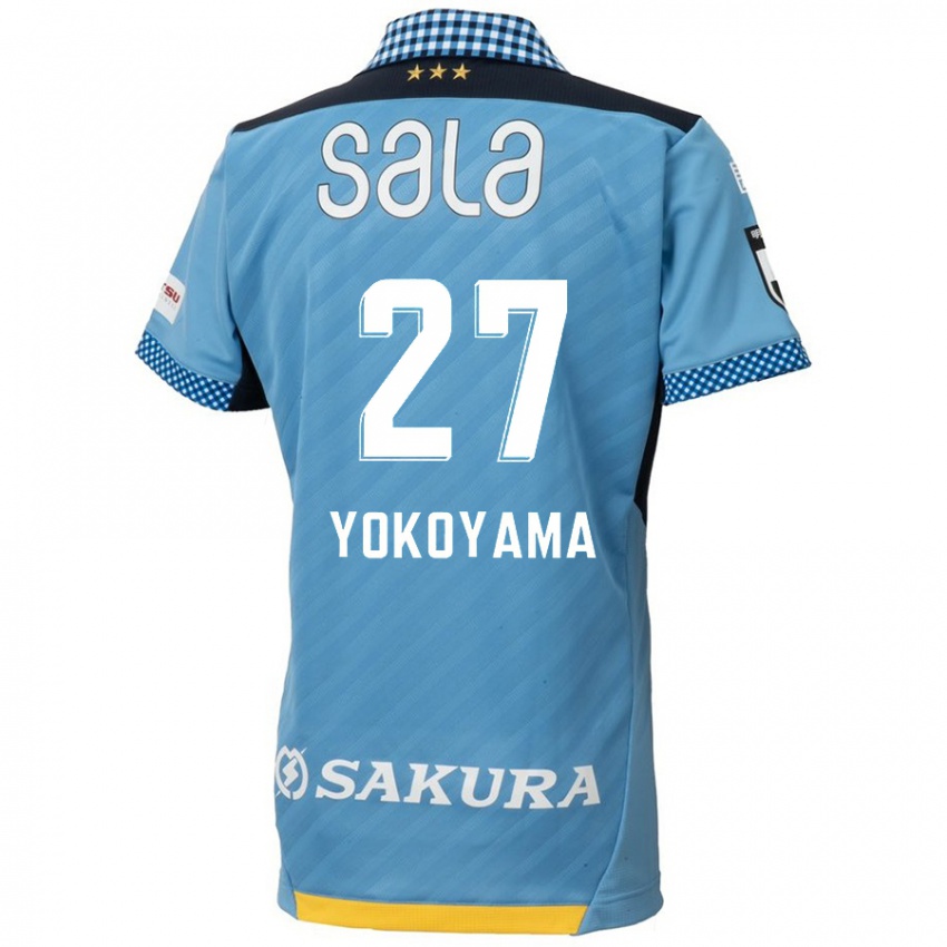 Niño Camiseta Kota Yokoyama #27 Azul Negro 1ª Equipación 2024/25 La Camisa Chile