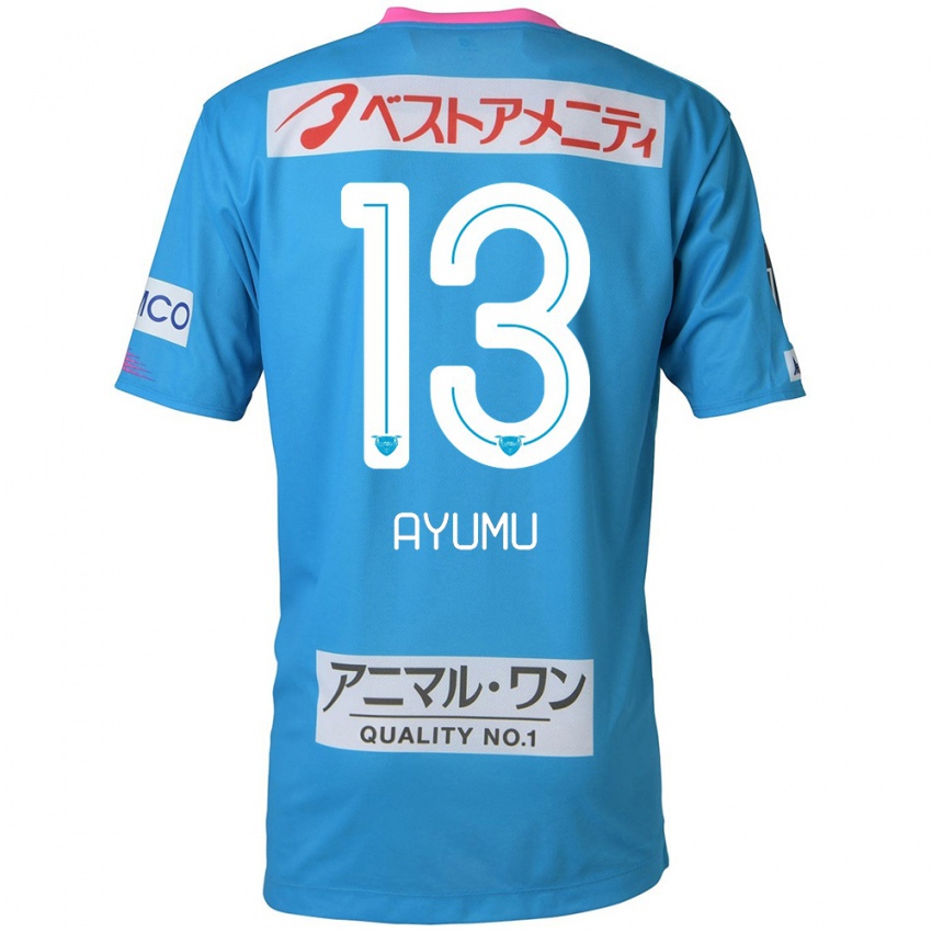 Niño Camiseta Ayumu Yokoyama #13 Azul Rosado 1ª Equipación 2024/25 La Camisa Chile