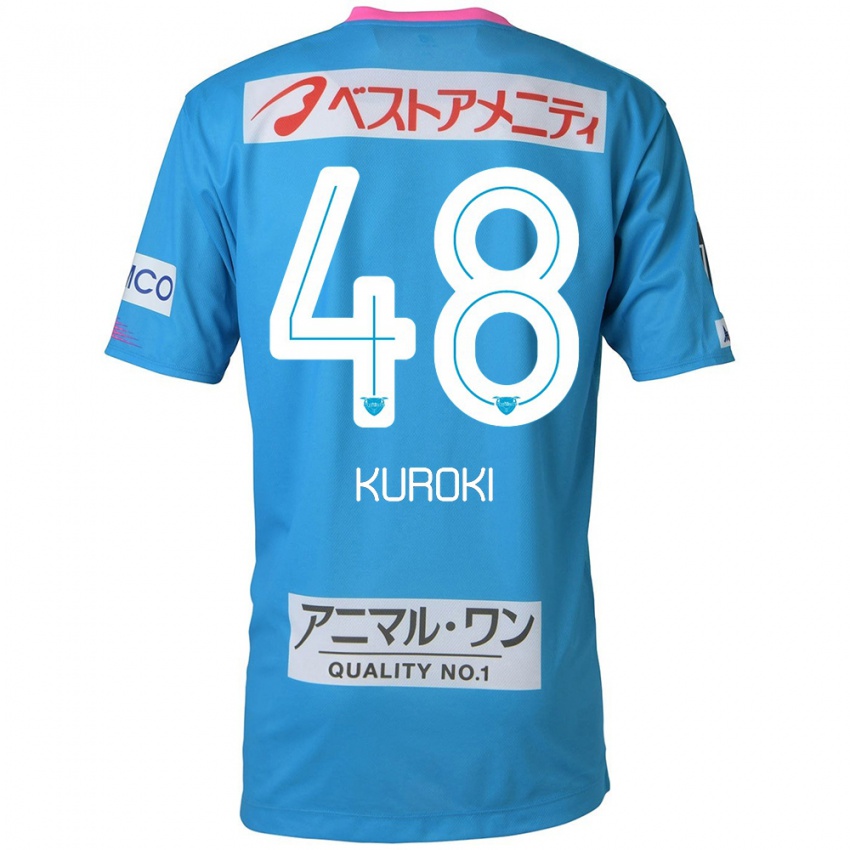 Niño Camiseta Yuya Kuroki #48 Azul Rosado 1ª Equipación 2024/25 La Camisa Chile