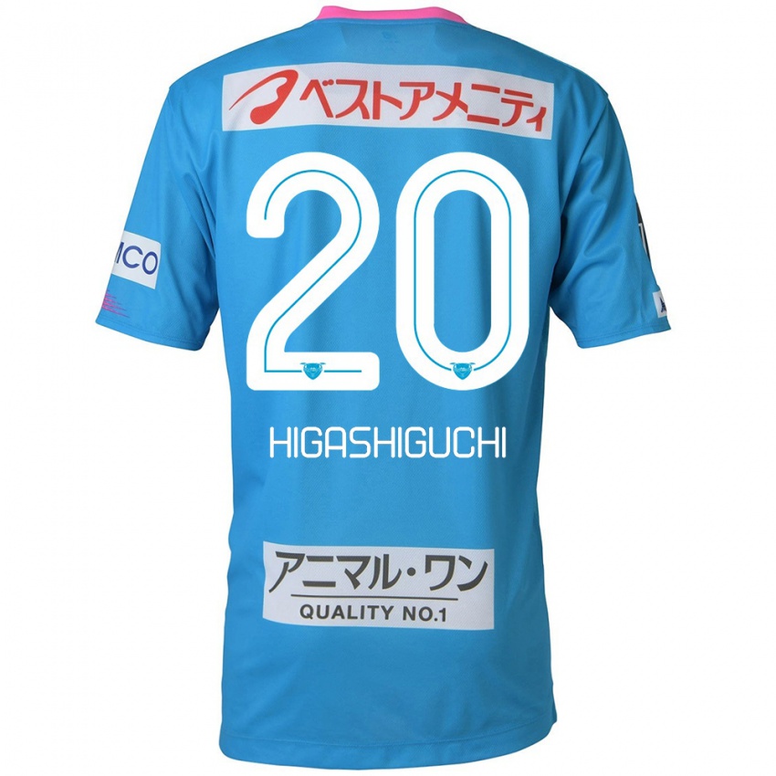 Niño Camiseta Aitaro Higashiguchi #20 Azul Rosado 1ª Equipación 2024/25 La Camisa Chile