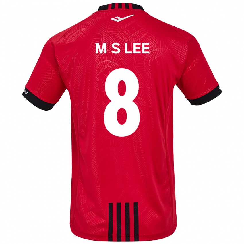 Niño Camiseta Seung-Mo Lee #8 Negro Rojo 1ª Equipación 2024/25 La Camisa Chile