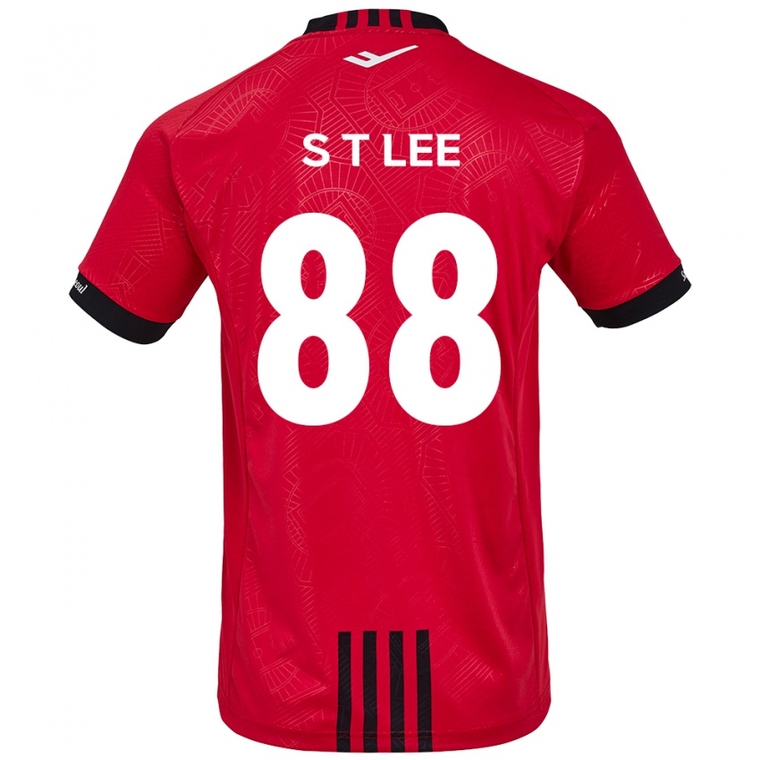 Niño Camiseta Tae-Seok Lee #88 Negro Rojo 1ª Equipación 2024/25 La Camisa Chile