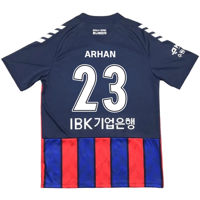 Niño Camiseta Pratama Arhan #23 Azul Rojo 1ª Equipación 2024/25 La Camisa Chile