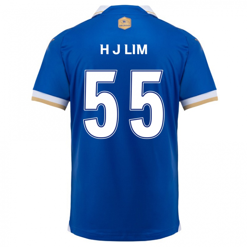 Niño Camiseta Ji-Hoon Lim #55 Azul Blanco 1ª Equipación 2024/25 La Camisa Chile