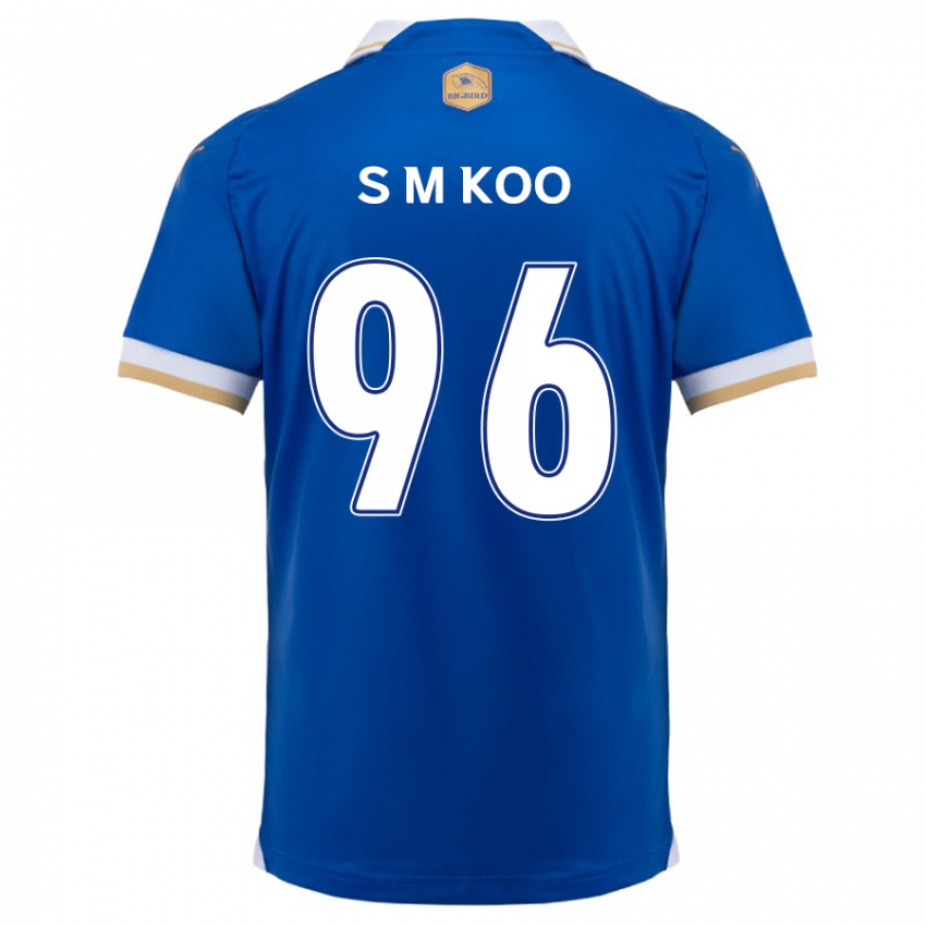 Niño Camiseta Min-Seo Koo #96 Azul Blanco 1ª Equipación 2024/25 La Camisa Chile