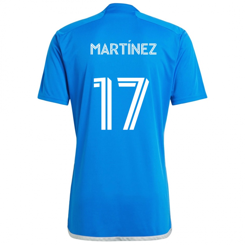 Niño Camiseta Josef Martínez #17 Azul Blanco 1ª Equipación 2024/25 La Camisa Chile