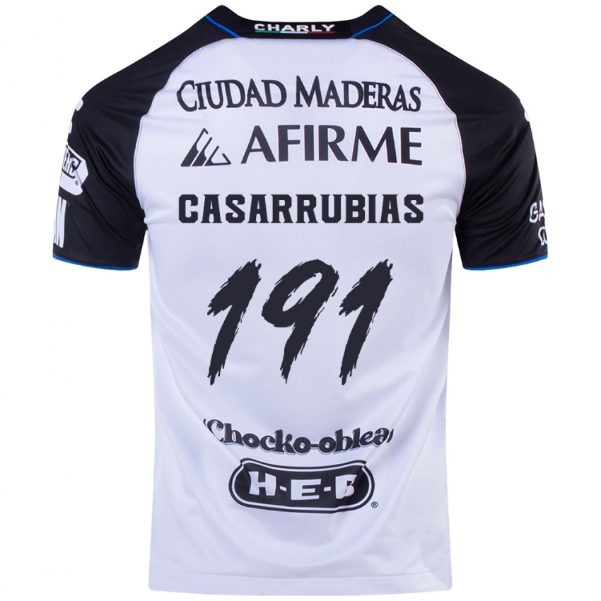 Niño Camiseta Aaron Casarrubias #191 Azul Negro 1ª Equipación 2024/25 La Camisa Chile