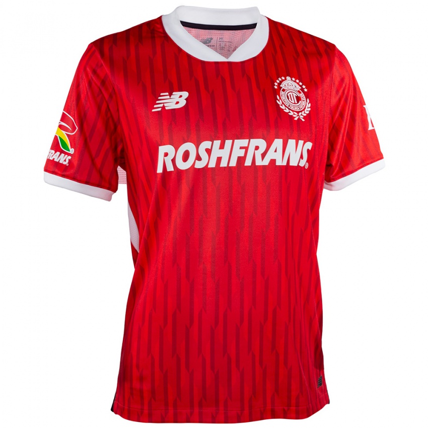 Niño Camiseta Sebastián Bucio #209 Rojo Blanco 1ª Equipación 2024/25 La Camisa Chile