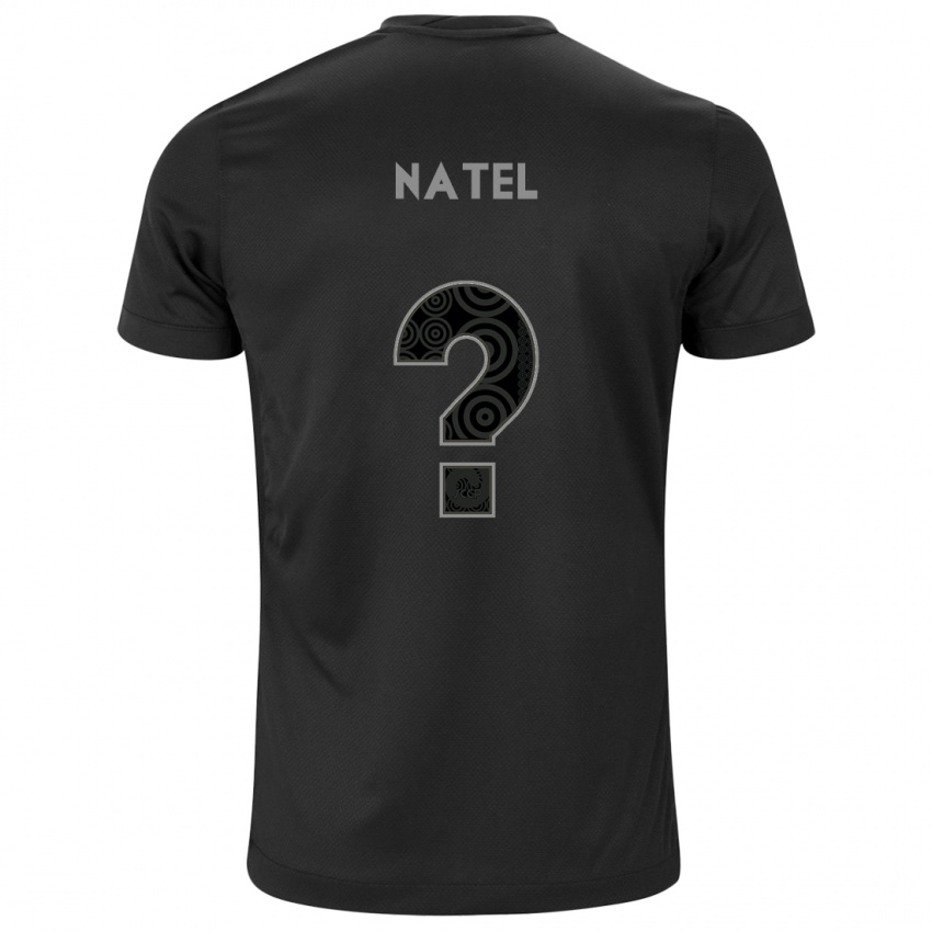 Niño Camiseta Leo Natel #0 Negro 2ª Equipación 2024/25 La Camisa Chile