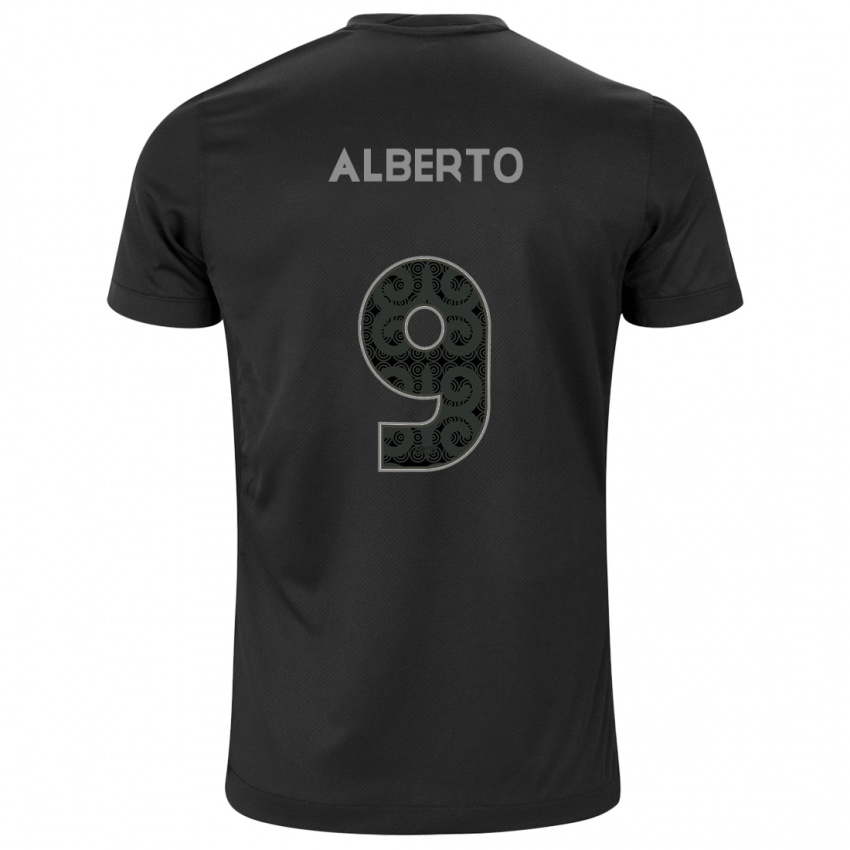 Niño Camiseta Yuri Alberto #9 Negro 2ª Equipación 2024/25 La Camisa Chile