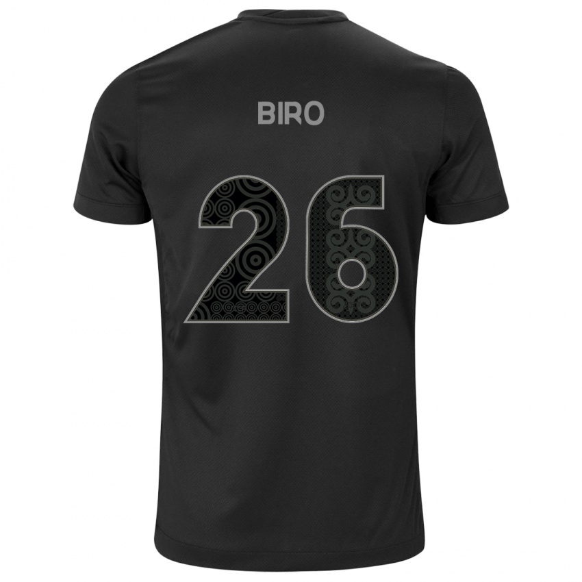 Niño Camiseta Biro #26 Negro 2ª Equipación 2024/25 La Camisa Chile