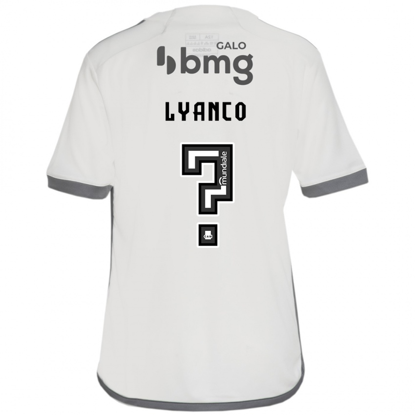 Niño Camiseta Lyanco #0 Blanquecino 2ª Equipación 2024/25 La Camisa Chile