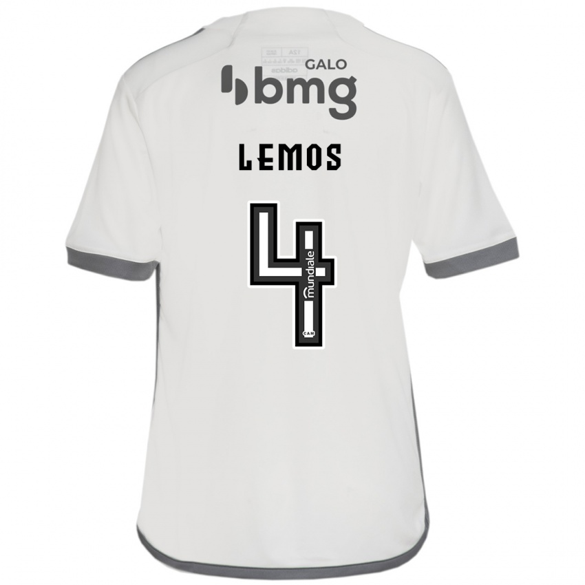 Niño Camiseta Mauricio Lemos #4 Blanquecino 2ª Equipación 2024/25 La Camisa Chile