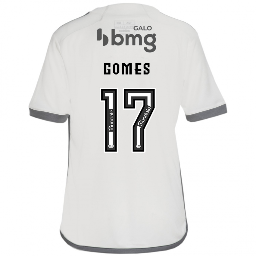 Niño Camiseta Igor Gomes #17 Blanquecino 2ª Equipación 2024/25 La Camisa Chile