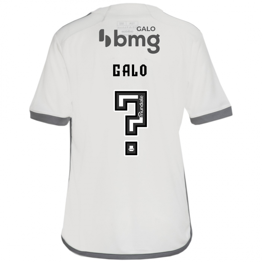 Niño Camiseta Diego Galo #0 Blanquecino 2ª Equipación 2024/25 La Camisa Chile