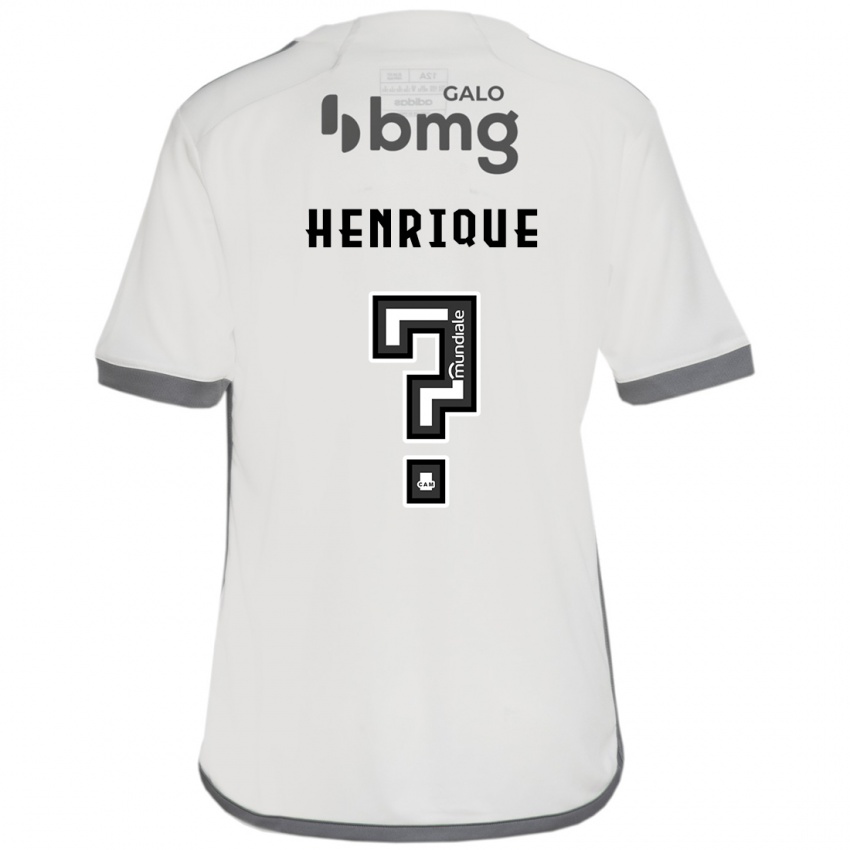 Niño Camiseta Bruno Henrique #0 Blanquecino 2ª Equipación 2024/25 La Camisa Chile