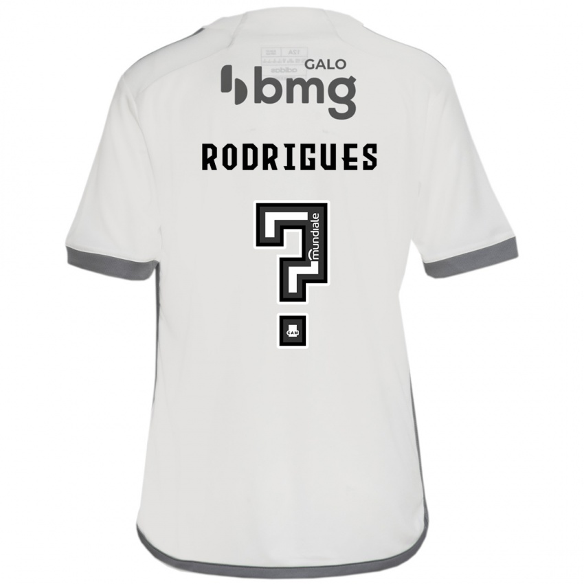 Niño Camiseta Vinicius Rodrigues #0 Blanquecino 2ª Equipación 2024/25 La Camisa Chile