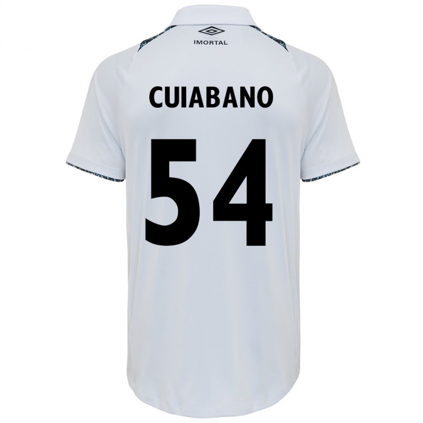 Niño Camiseta Cuiabano #54 Blanco Azul 2ª Equipación 2024/25 La Camisa Chile