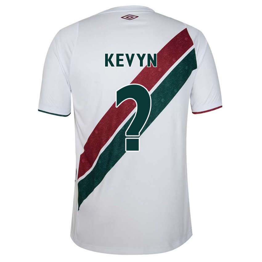 Niño Camiseta Kevyn #0 Blanco Verde Granate 2ª Equipación 2024/25 La Camisa Chile