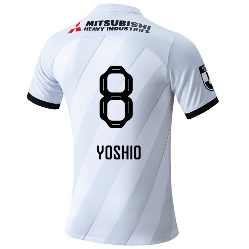 Niño Camiseta Yoshio Koizumi #8 Gris Blanco 2ª Equipación 2024/25 La Camisa Chile