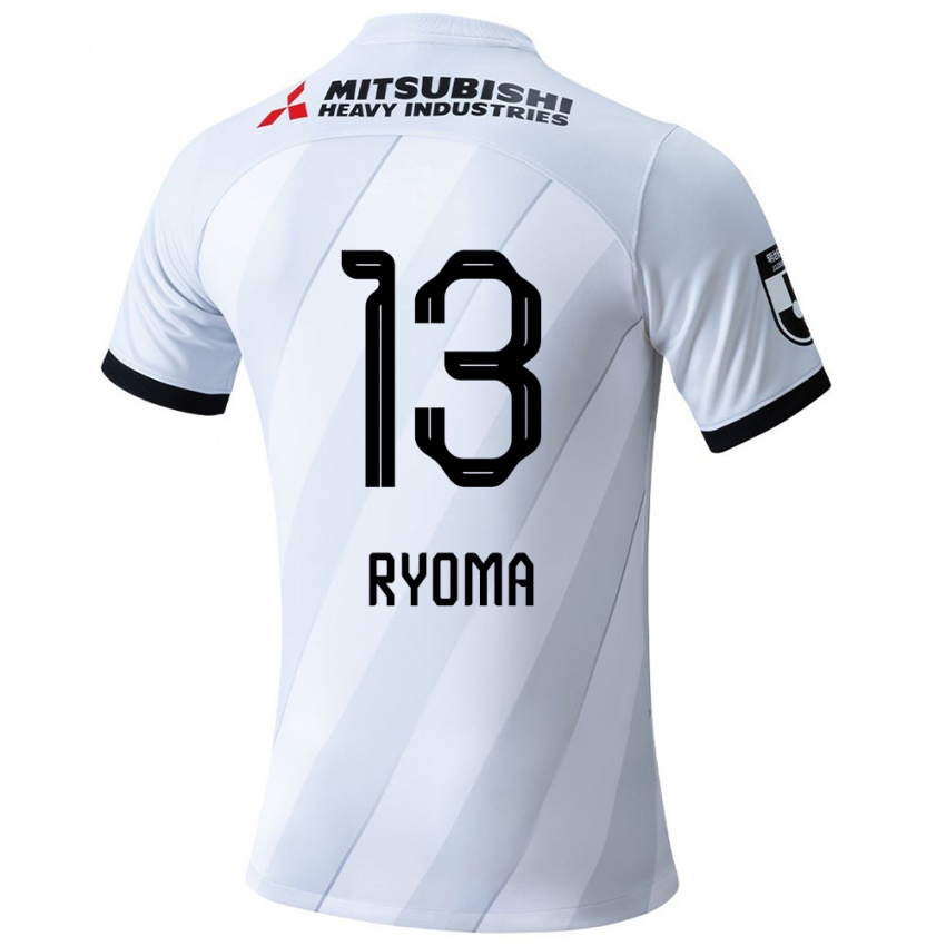 Niño Camiseta Ryoma Watanabe #13 Gris Blanco 2ª Equipación 2024/25 La Camisa Chile