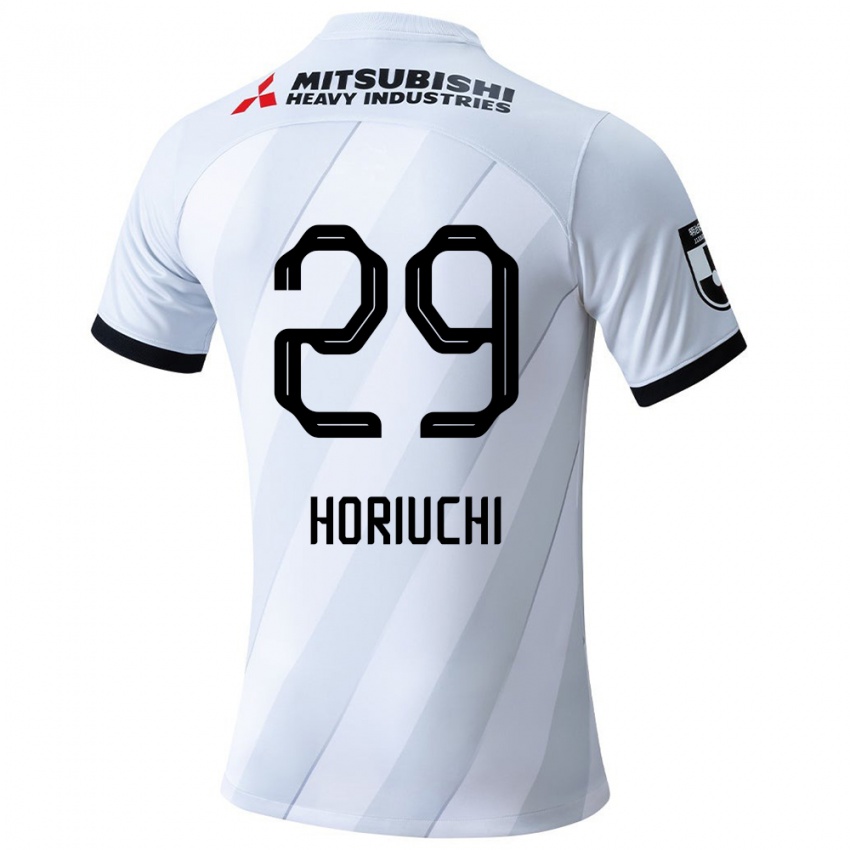 Niño Camiseta Yota Horiuchi #29 Gris Blanco 2ª Equipación 2024/25 La Camisa Chile