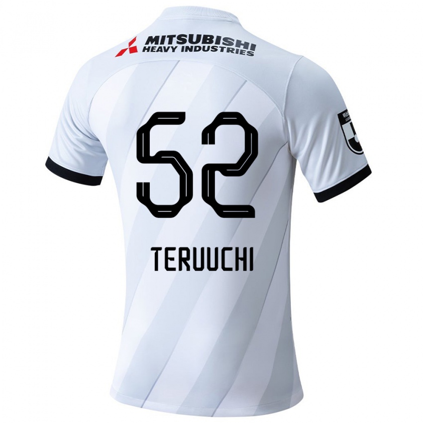 Niño Camiseta Toshikazu Teruuchi #52 Gris Blanco 2ª Equipación 2024/25 La Camisa Chile