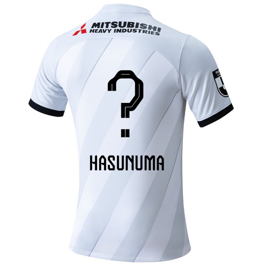 Niño Camiseta Shunsuke Hasunuma #0 Gris Blanco 2ª Equipación 2024/25 La Camisa Chile