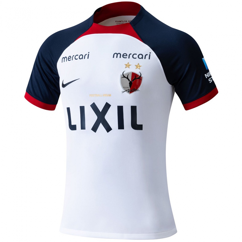 Niño Camiseta Yuwa Fukuoka #19 Blanco Azul Rojo 2ª Equipación 2024/25 La Camisa Chile