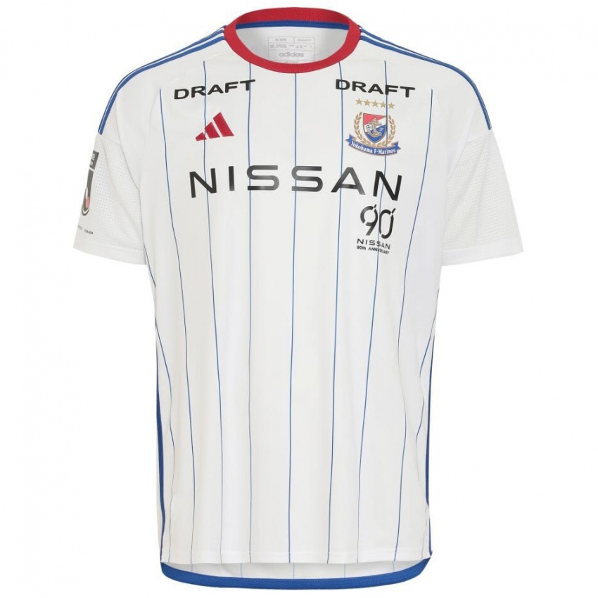 Niño Camiseta Haruki Uenishi #8 Blanco Azul Rojo 2ª Equipación 2024/25 La Camisa Chile