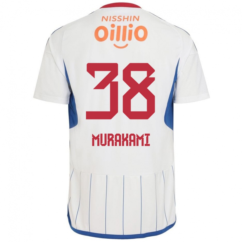 Niño Camiseta Yuhi Murakami #38 Blanco Azul Rojo 2ª Equipación 2024/25 La Camisa Chile