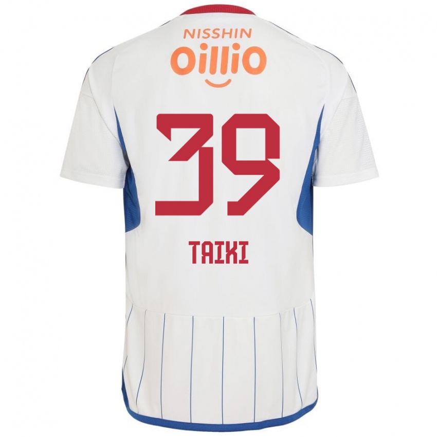 Niño Camiseta Taiki Watanabe #39 Blanco Azul Rojo 2ª Equipación 2024/25 La Camisa Chile