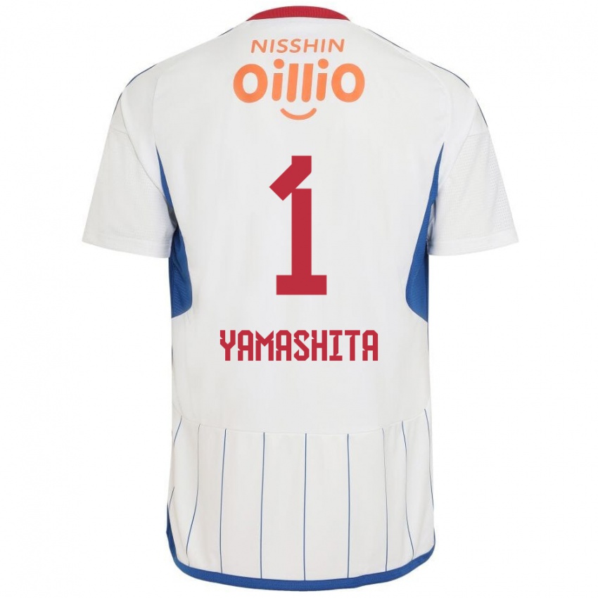 Niño Camiseta Shoma Yamashita #1 Blanco Azul Rojo 2ª Equipación 2024/25 La Camisa Chile