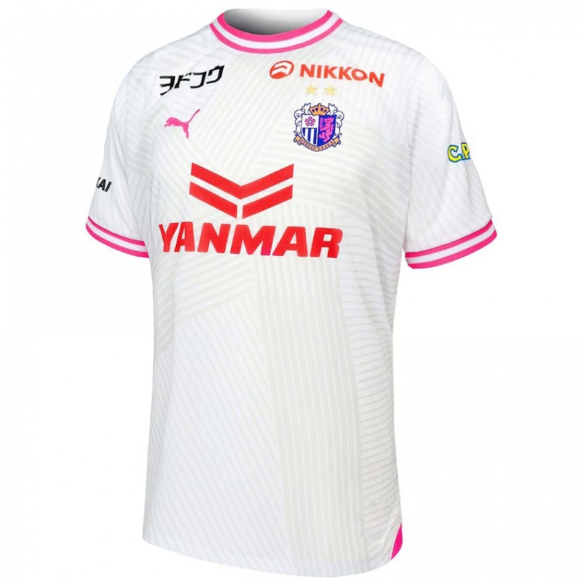 Niño Camiseta Tatsuya Yamashita #23 Blanco Rosa 2ª Equipación 2024/25 La Camisa Chile