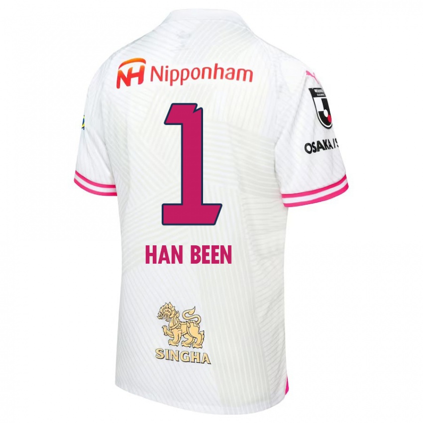 Niño Camiseta Han-Been Yang #1 Blanco Rosa 2ª Equipación 2024/25 La Camisa Chile