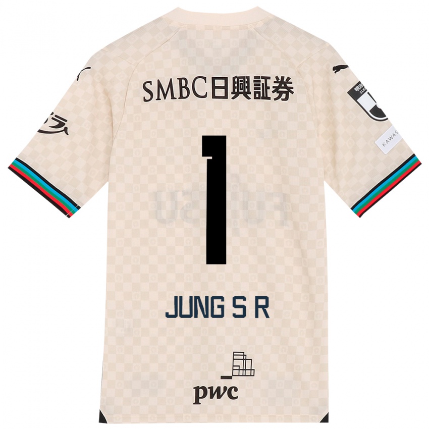 Niño Camiseta Sung-Ryong Jung #1 Blanco Gris 2ª Equipación 2024/25 La Camisa Chile