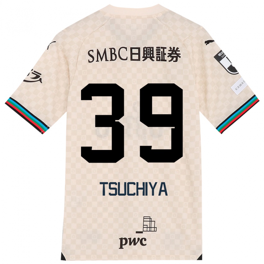 Niño Camiseta Kaito Tsuchiya #39 Blanco Gris 2ª Equipación 2024/25 La Camisa Chile