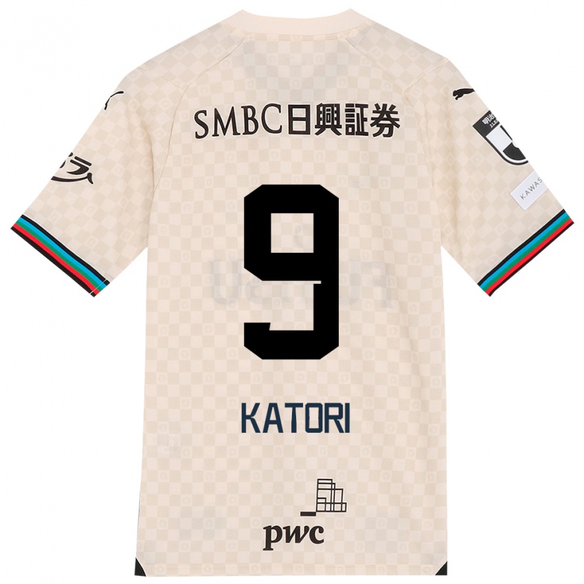 Niño Camiseta Takeshi Katori #9 Blanco Gris 2ª Equipación 2024/25 La Camisa Chile