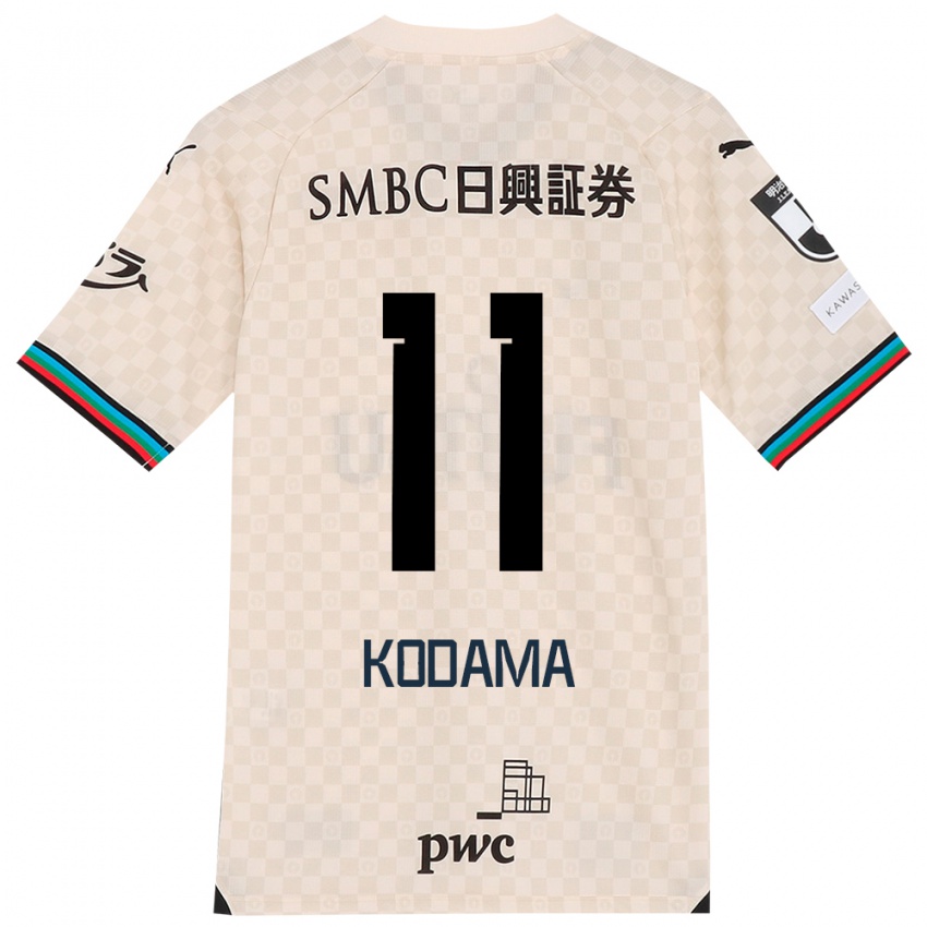 Niño Camiseta Shotaro Kodama #11 Blanco Gris 2ª Equipación 2024/25 La Camisa Chile