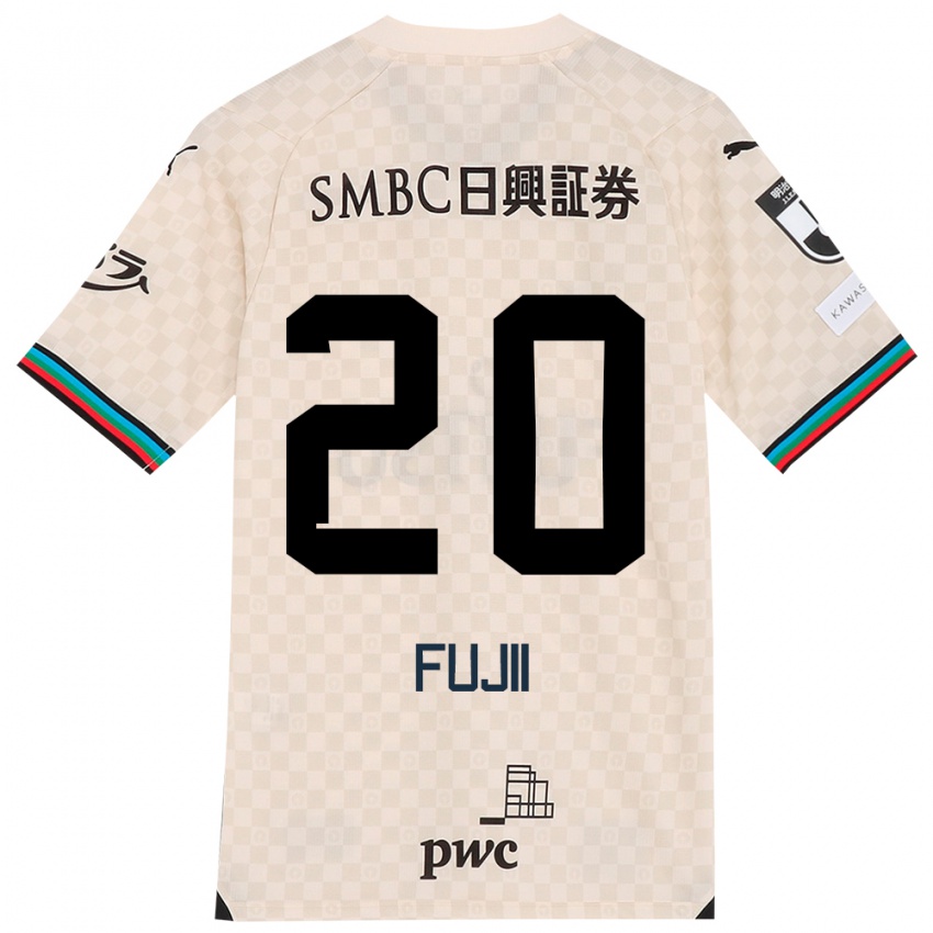 Niño Camiseta Rensuke Fujii #20 Blanco Gris 2ª Equipación 2024/25 La Camisa Chile