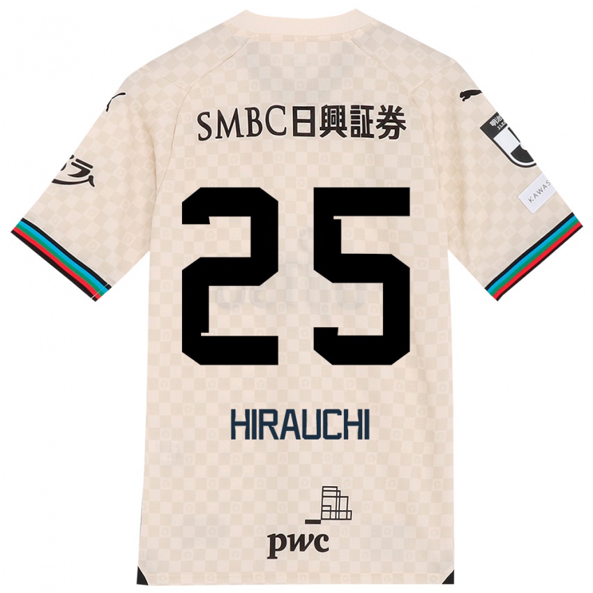 Niño Camiseta Issei Hirauchi #25 Blanco Gris 2ª Equipación 2024/25 La Camisa Chile