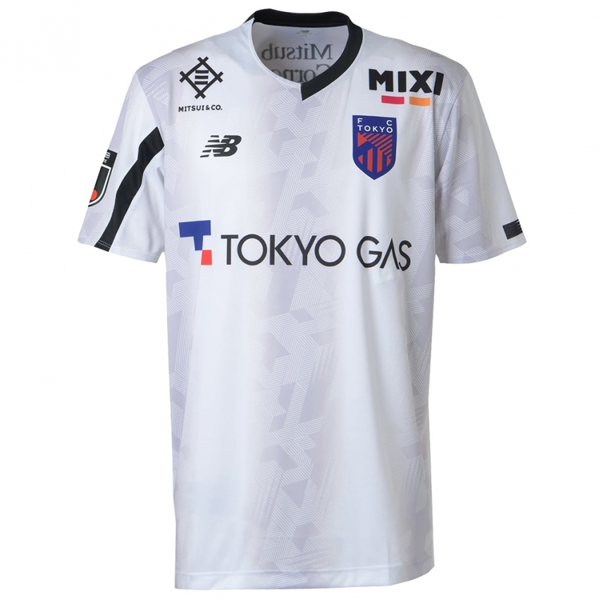 Niño Camiseta Go Hatano #13 Blanco Negro 2ª Equipación 2024/25 La Camisa Chile