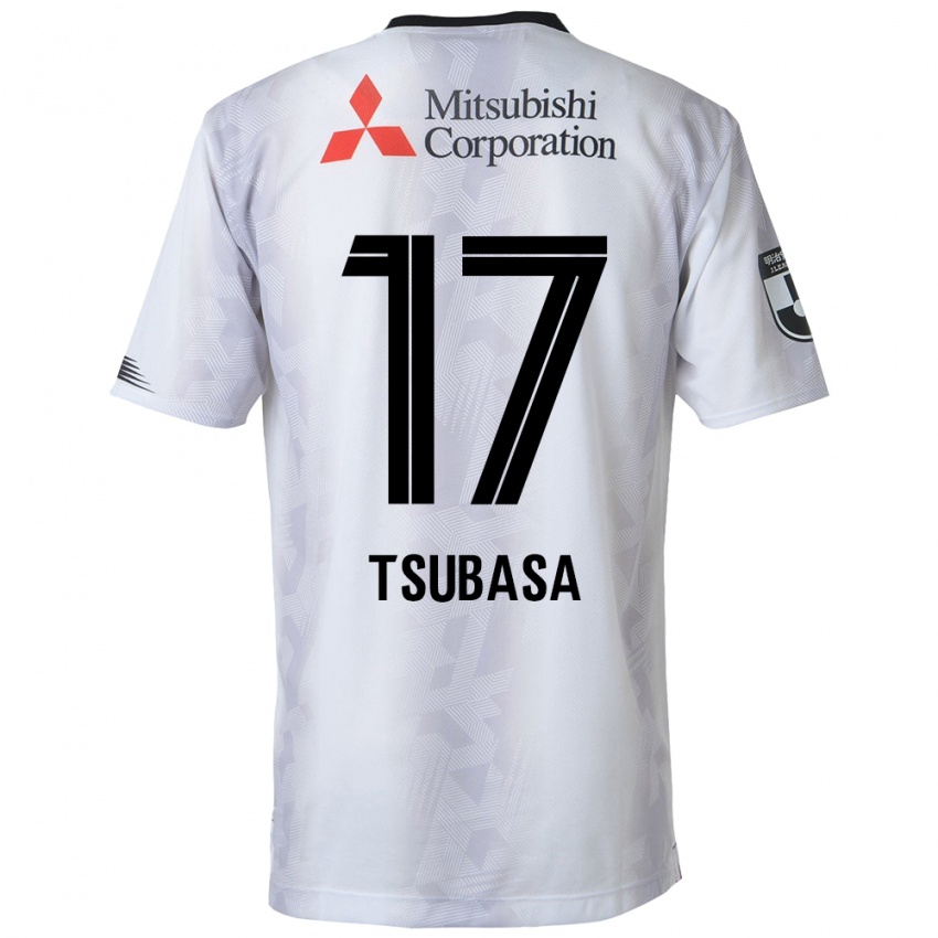 Niño Camiseta Tsubasa Terayama #17 Blanco Negro 2ª Equipación 2024/25 La Camisa Chile