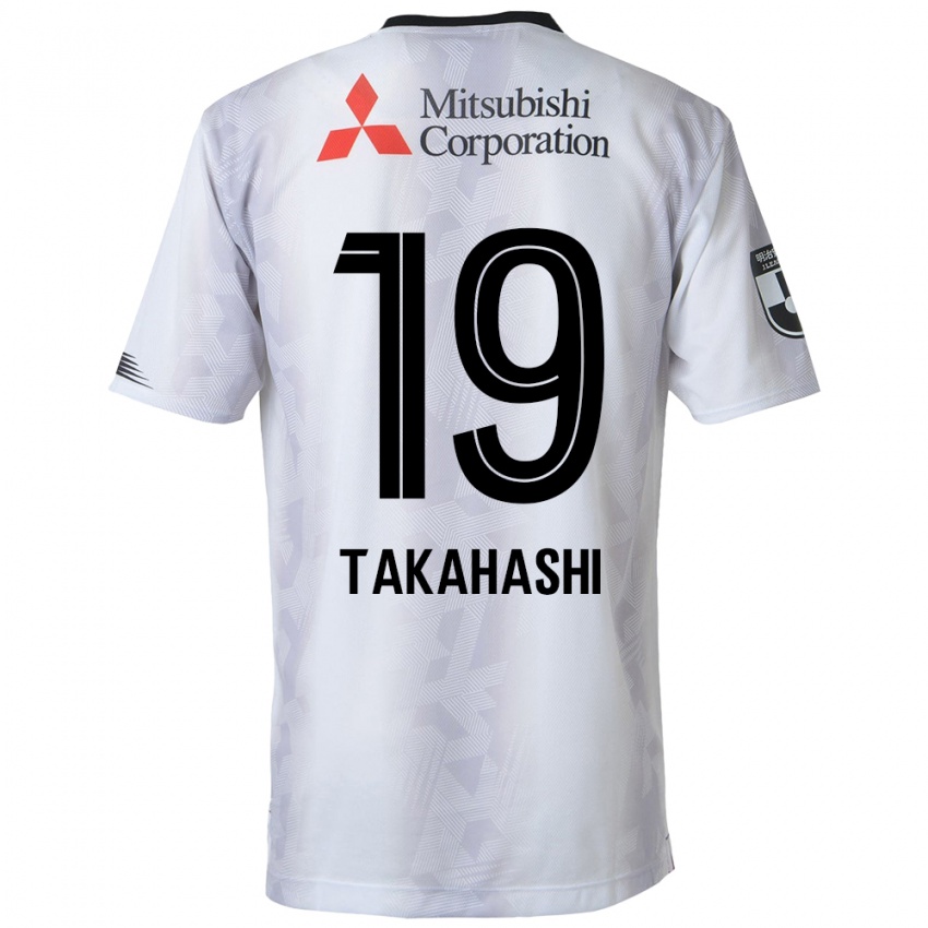 Niño Camiseta Yuya Takahashi #19 Blanco Negro 2ª Equipación 2024/25 La Camisa Chile